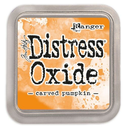 Distress oxide / carved pumpkin