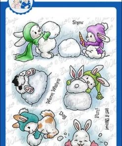 Stempel / Bunny winter holiday / Whimsy stamps