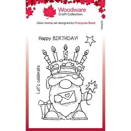 Stempel / Birthday cake gnome / Woodware