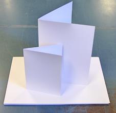 Karton / hvid, 14x28 cm / 100 ark