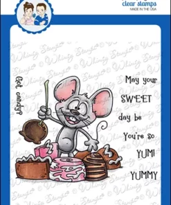 Stempel / Candy Mouse / Whimsy Stamps