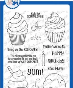 Stempel / Muffins / Whimsy Stamps