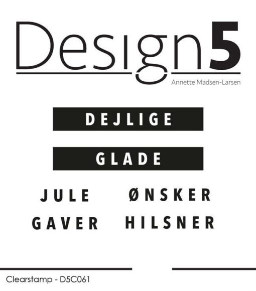Stempel / Danske juletekster / Design5