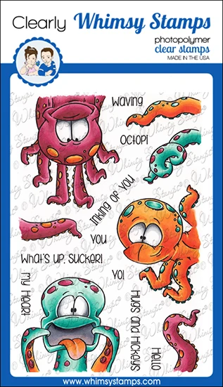 Stempel / Octopi guys / Whimsy Stamps