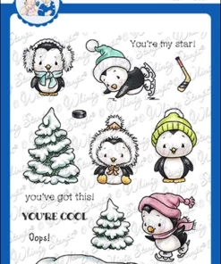 Stempel / Penguin winter / Whimsy stamps