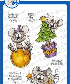 Stempel / Deck the halls Mice / Whimsy Stamps