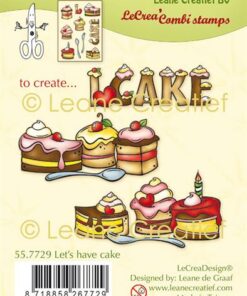 Stempel / Let's have cake / Leane Creatief