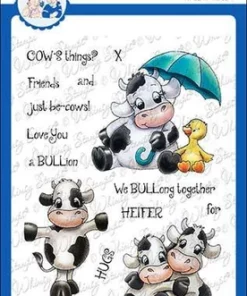 Stempel / Cow friends / Whimsy Stamps