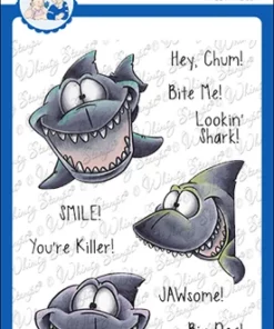 Stempel / Looking shark / Whimsy Stamps