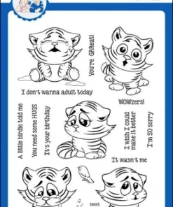 Stempel / Tabby Tigers / Whimsy Stamps