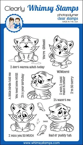 Stempel / Tabby Tigers / Whimsy Stamps
