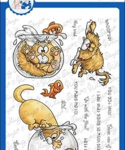 Stempel / Cat Trouble / Whimsy Stamps