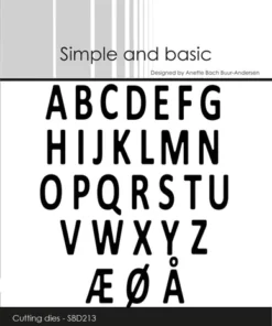 Dies / Mini alfabet / Simple and Basic