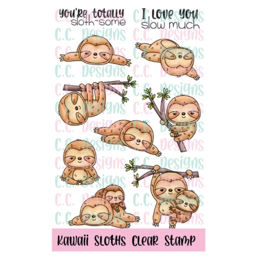 Stempel / Kawaii sloths / C.C Design